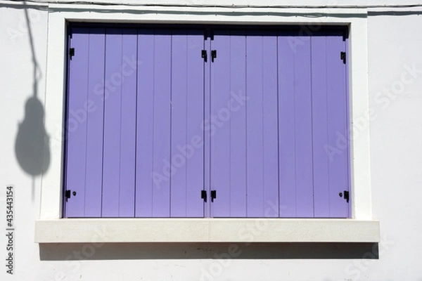 Obraz window with shutters