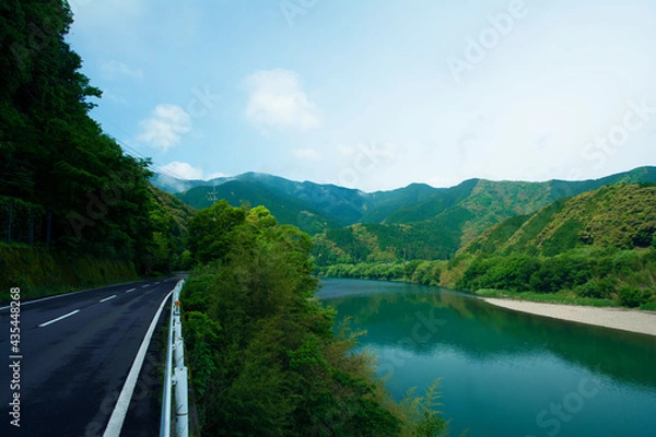 Obraz 四万十川の風景