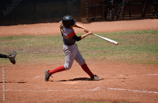 Fototapeta baseball swing