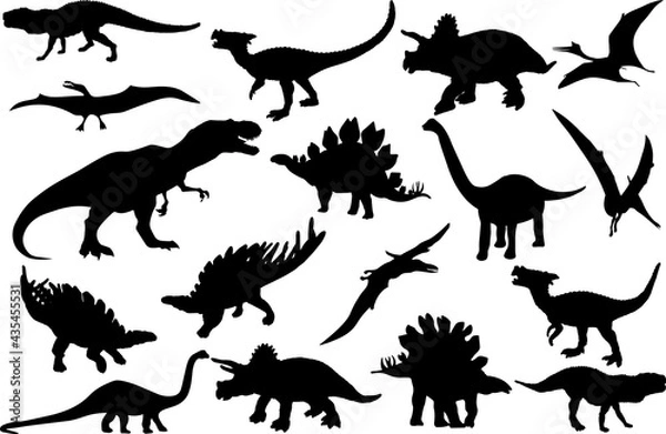 Fototapeta Set dino