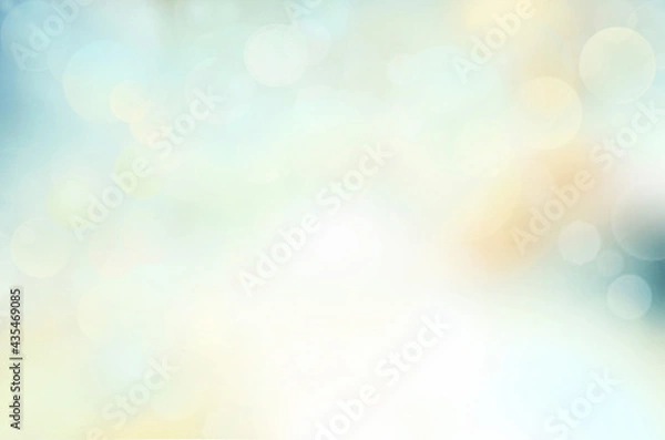 Obraz Abstract blue background with bokeh