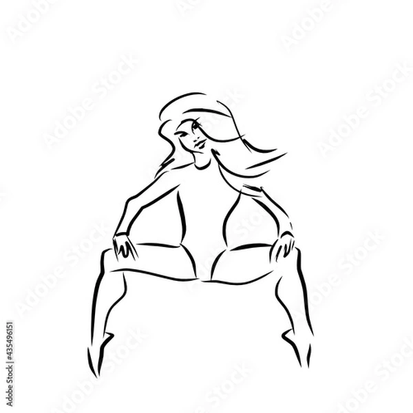 Fototapeta Model dancer