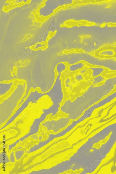 Fototapeta Iridescent background. Holographic wrinkled abstract foil texture. Glittering blurred surface pack in colors 2021. Vertical photo.