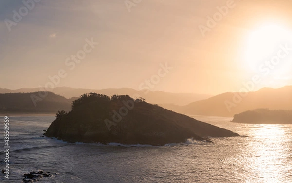 Obraz Isla de San Vicente, Ortigueira, A Coruña, Galicia.