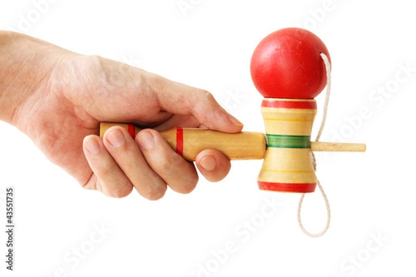 Obraz playing Kendama