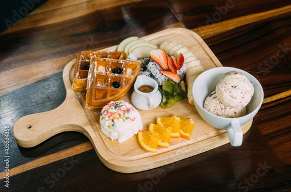 Obraz easter decoration with eggs and bunny