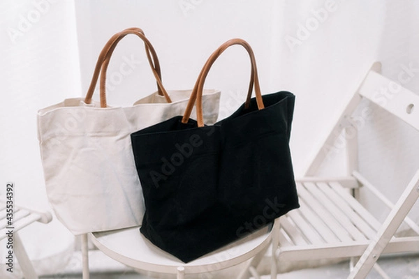 Fototapeta white chair in a row