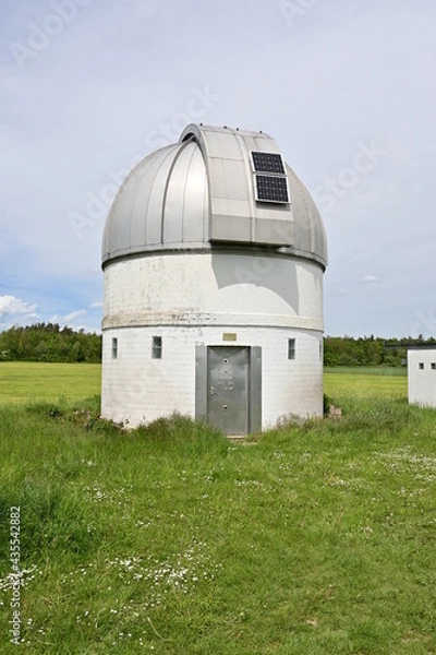 Fototapeta Johann-Kern-Sternwarte, Observatorium bei Wertheim, Baden-Württemberg, Deutschland