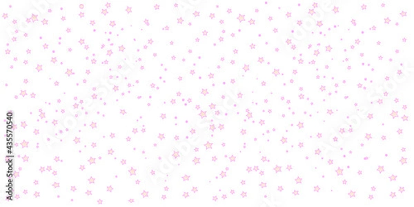 Fototapeta stars background light pink  and white gradient colors, starry pattern