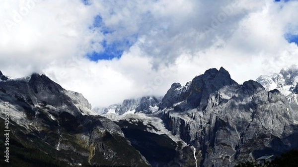 Fototapeta snow mountain