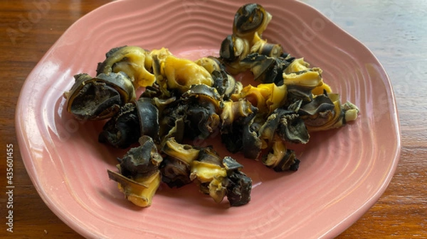 Obraz pasta with salmon