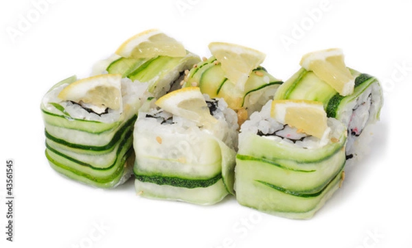 Fototapeta Various kinds of sushi and sashimi