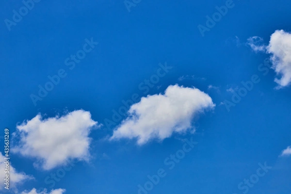 Fototapeta idyllic clouds in the sky