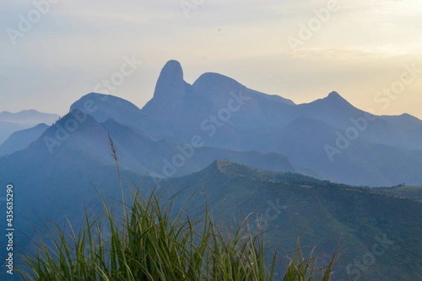 Obraz mountain landscape with fog
