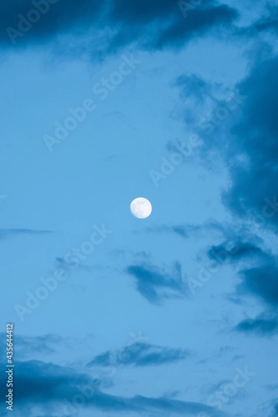 Obraz moon and clouds