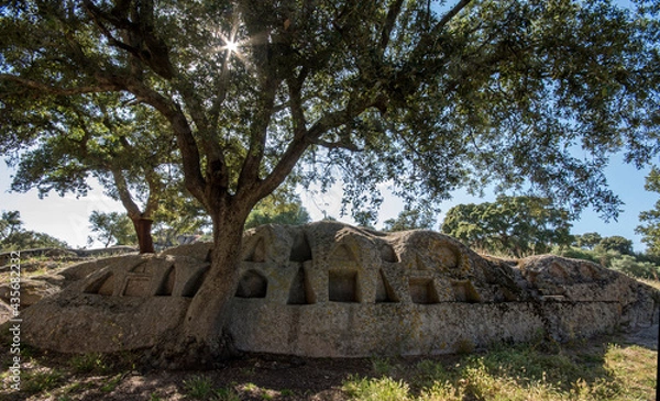 Fototapeta Altare rupestre, Santo Stefano, Oschiri, Sardegna