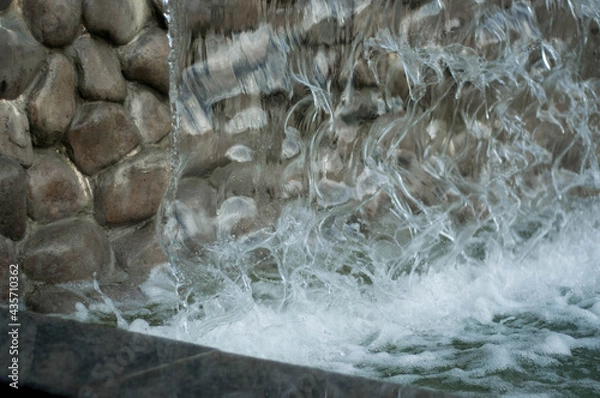 Fototapeta waterfall on the rocks
