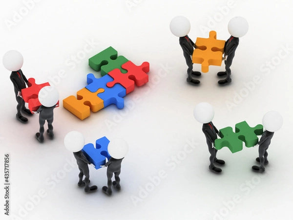 Obraz 3d Max Teamwork word cloud concept.