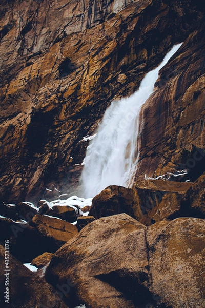 Obraz waterfall and rocks