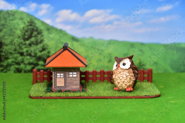 Obraz 森の一軒家