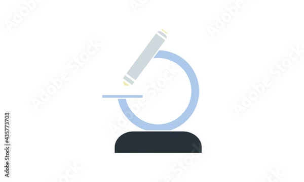 Obraz Microscope, Medical, Medicine, Scientific, Isolated, Laboratory, Lab, Equipment, Micro free vector image icon