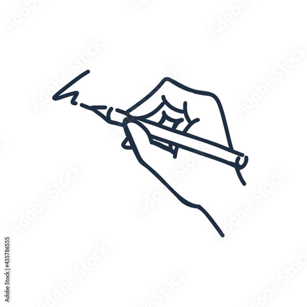 Fototapeta ペンで書く　イラスト