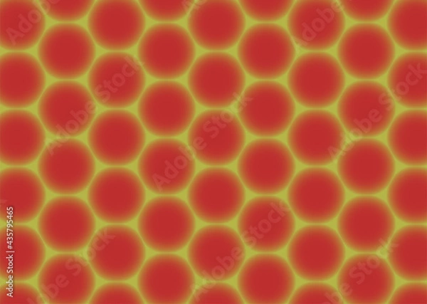 Fototapeta Red round pattern. Abstract background for beautiful gift wrapping paper or wallpaper. Vector illustration