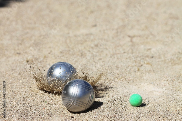 Obraz boules de pétanque