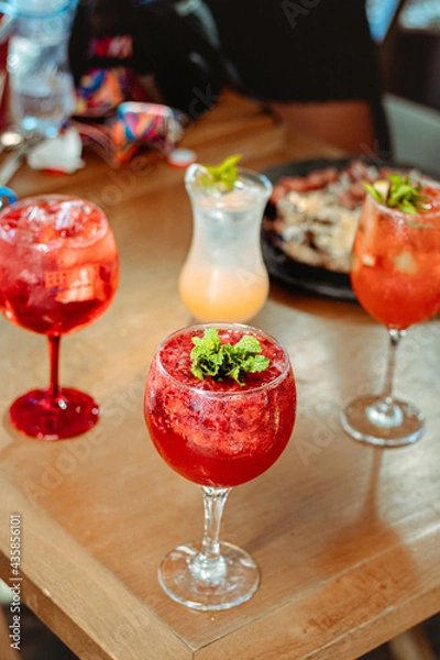 Obraz Drinks - Blurry background