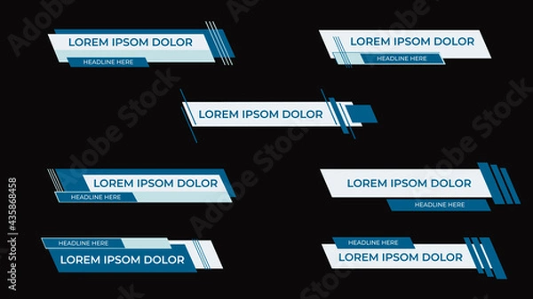 Obraz Corporate Lower Thirds