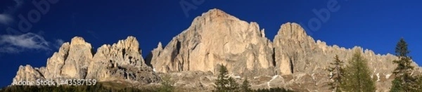 Obraz Dolomiten - Panorama vom Rosengarten