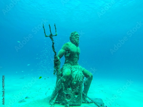 Obraz underwater statue   