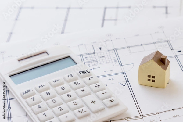 Fototapeta 住宅設計　プランニング　図面