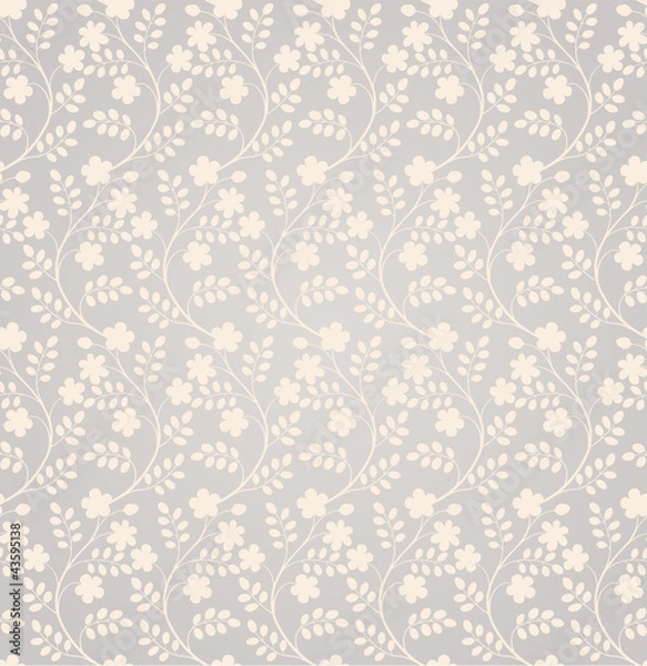 Obraz Elegant seamless floral pattern