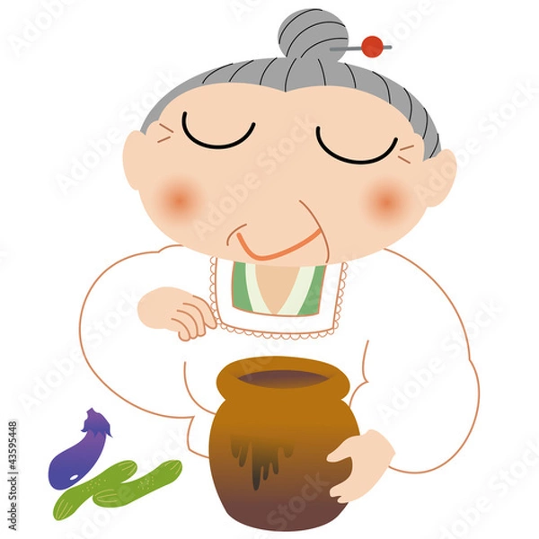 Obraz おばあちゃんの知恵袋ーぬかみそ漬け