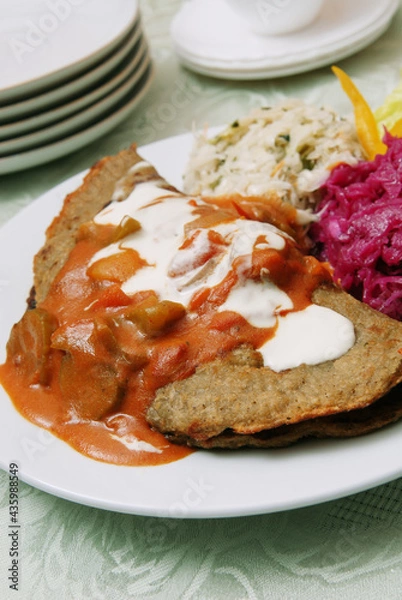 Fototapeta potato cake