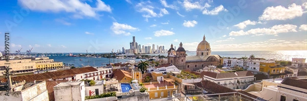 Obraz Streets of Cartagena in Colombia