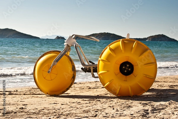 Obraz Yellow Beach Tricycle