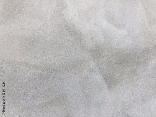 Fototapeta Modern raw grunge cement wall. Loft style of concrete house or building wall. Softness gray cement wall surface for background structure work.Polished cement wall.