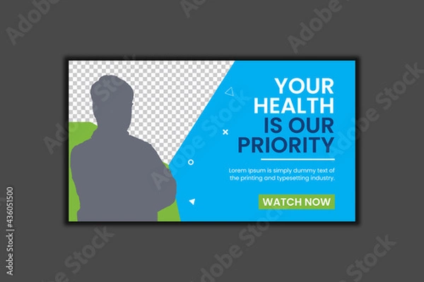 Obraz Medical Healthcare YouTube Thumbnail and Web Banner