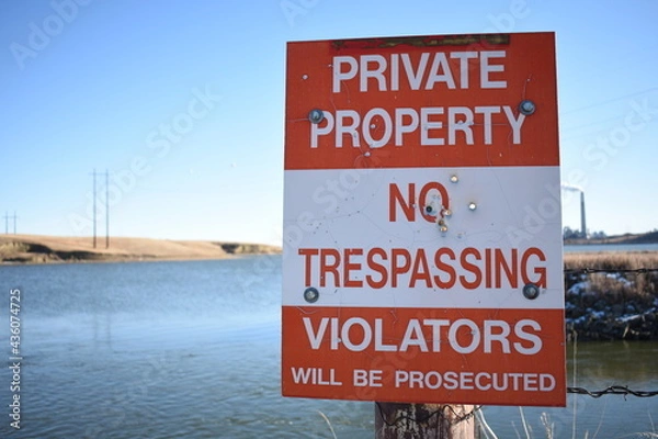 Obraz No Trespassing
