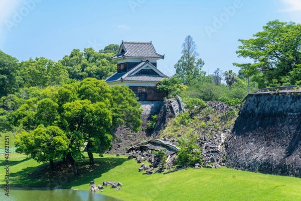 Obraz 復旧中の熊本城_熊本県熊本市