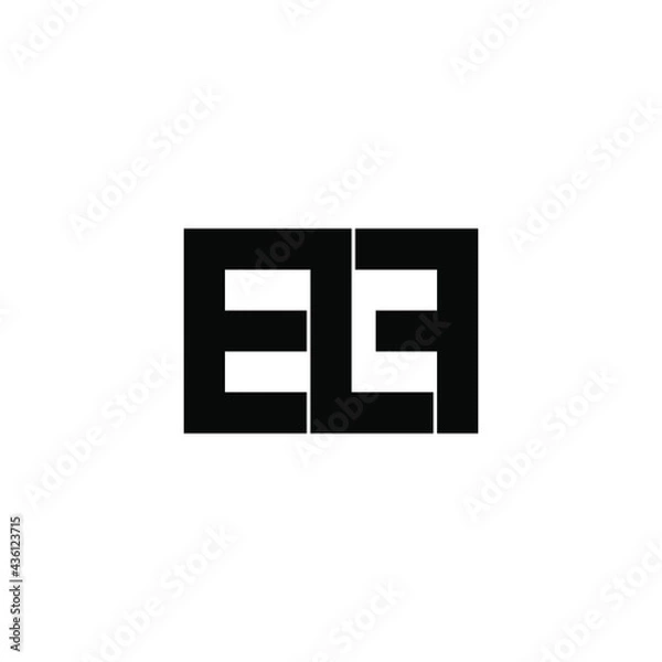 Obraz elf letter original monogram logo design