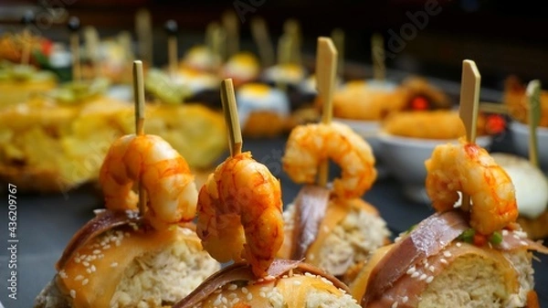 Obraz Shrimp tapas 