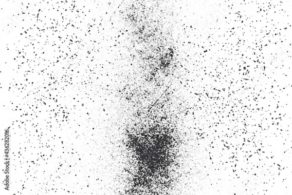 Fototapeta Grunge black and white texture.Grunge texture background.Grainy abstract texture on a white background.highly Detailed grunge background with space.
