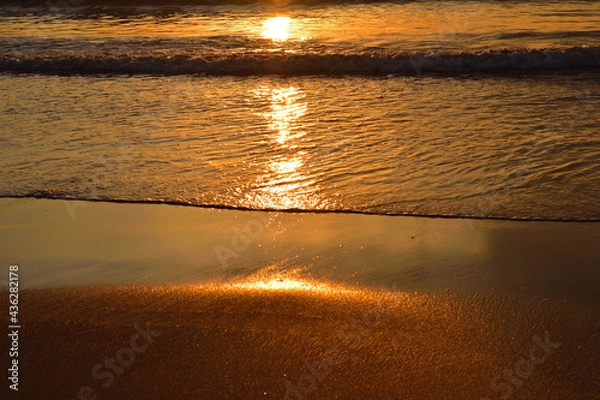 Obraz 夕暮れの海岸