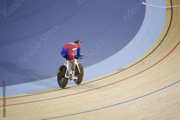 Obraz Śledź jazda na rowerze
