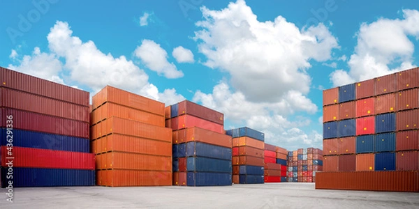 Fototapeta Logistic Concept