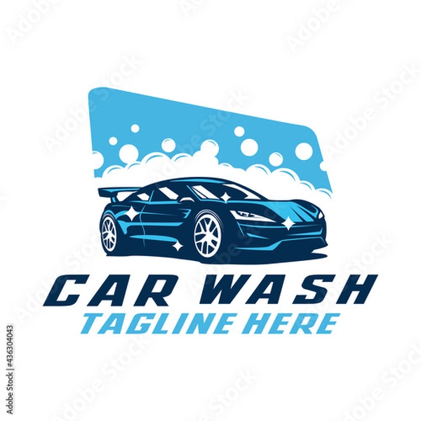 Obraz Car wash logo
