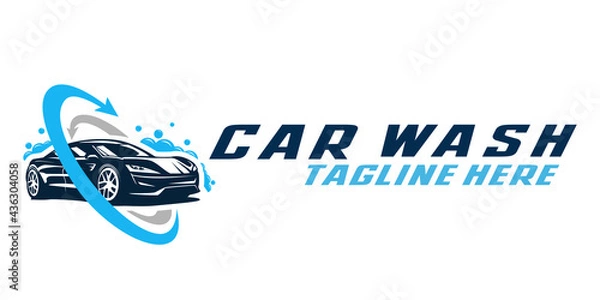 Obraz Car wash logo